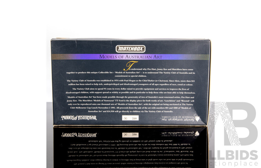 Limited Edition Matchbox Car Set – Pro Hart & Jenny Kee #390