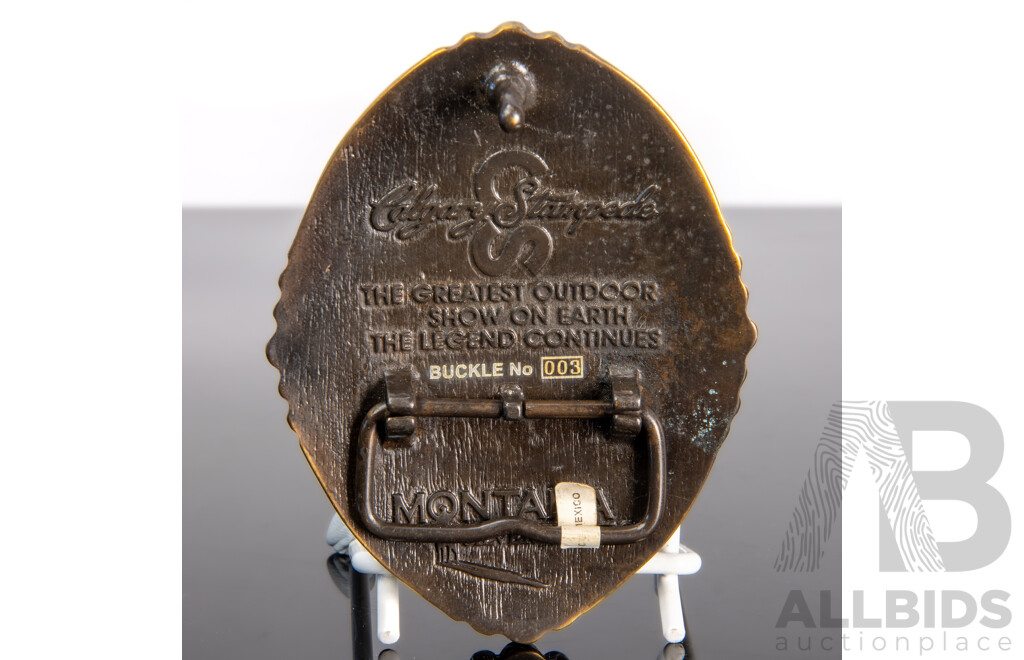 Rare 2008 Ltd Edition Calgary Stampede Belt Buckle #003