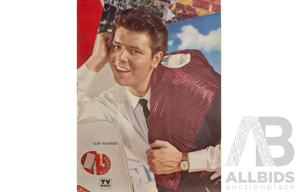 Set of Vintage 1960s TV Week Posters