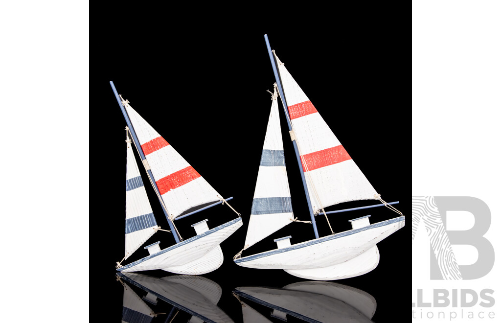 Pair of Vintage Yacht Wall Hangings