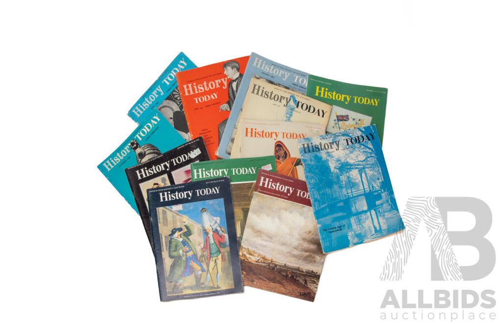 Collection Of History Today Magazines 1950s And 1970s