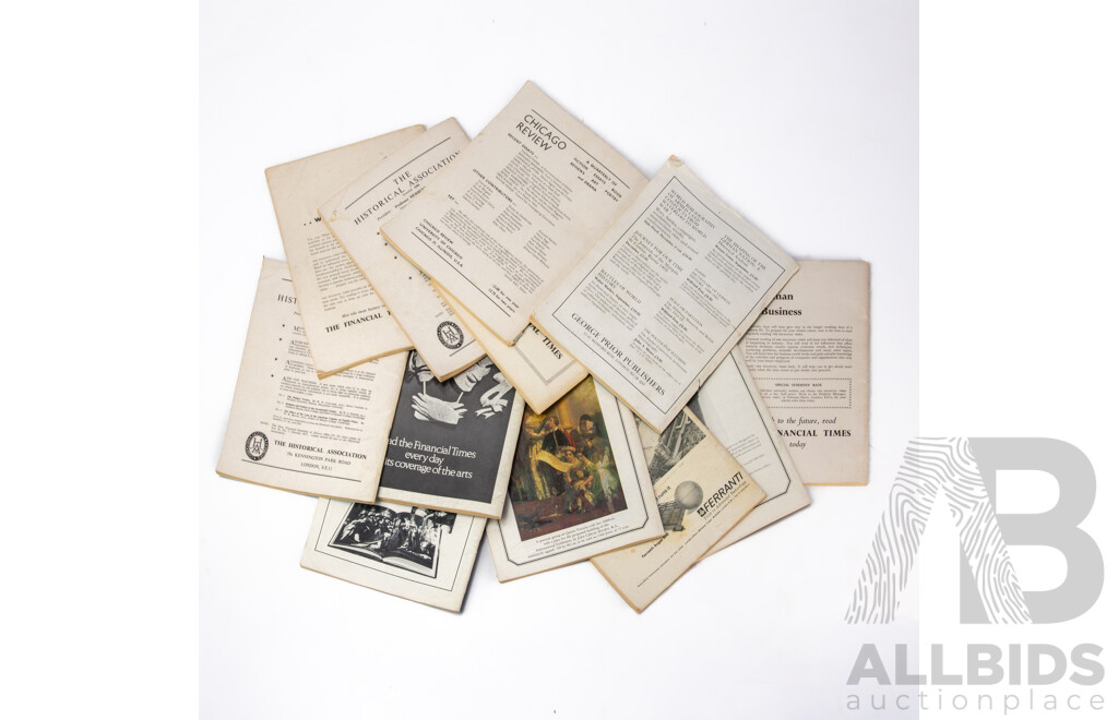 Collection Of History Today Magazines 1950s And 1970s