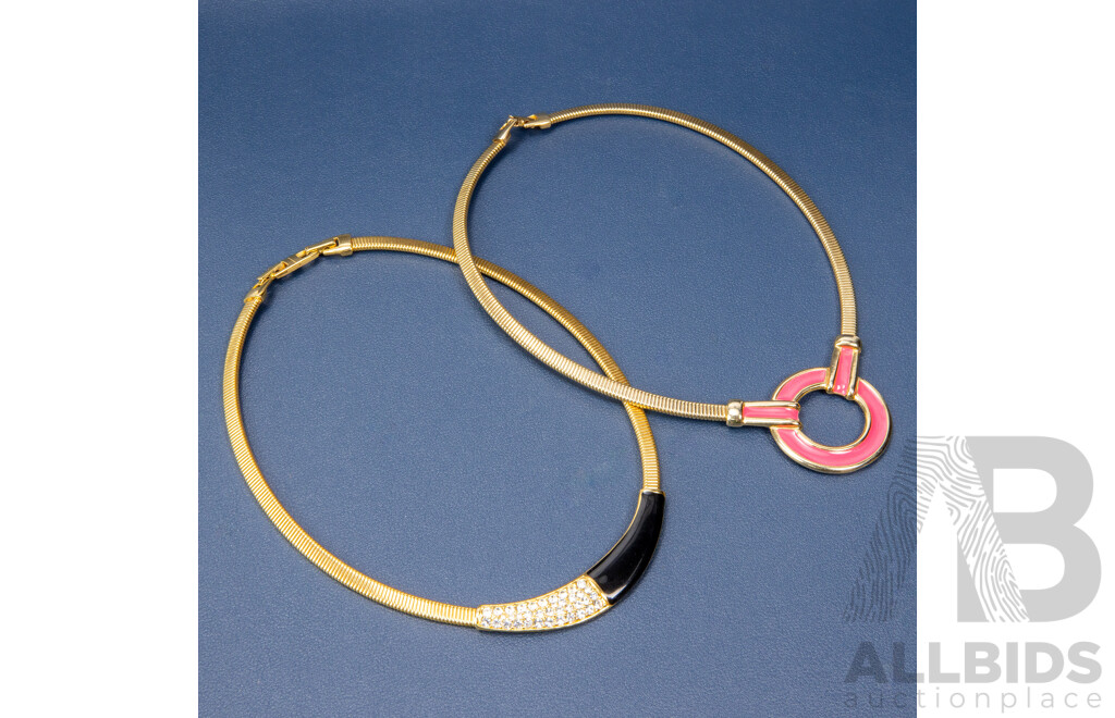 Pair Of Beautiful Barcs Necklaces