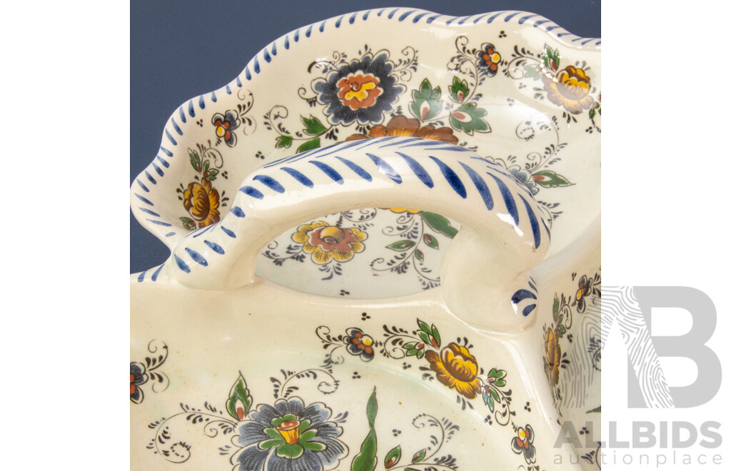 Stunning Vintage H Bequet Belgium Platter