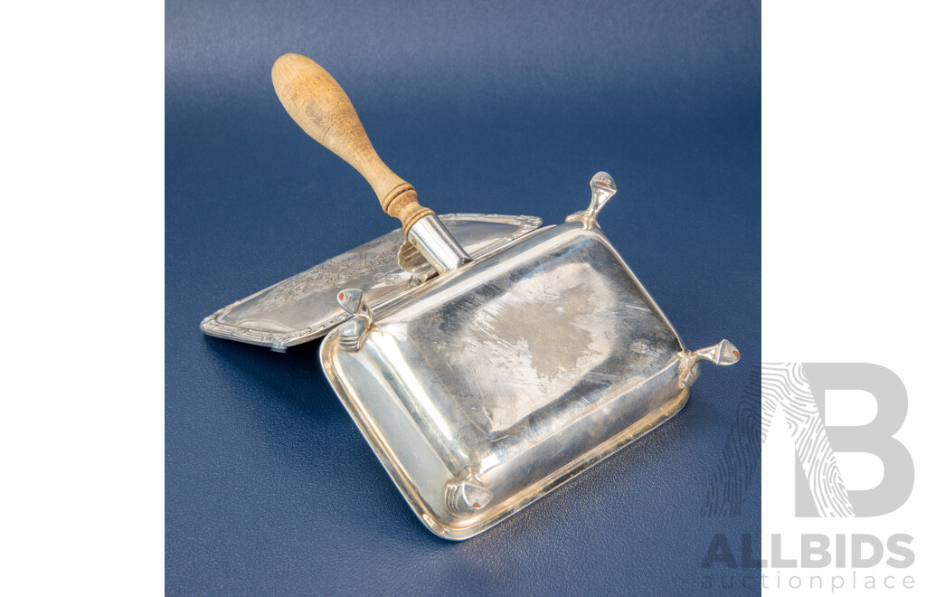 Vintage Silver Plate Crumb Catcher
