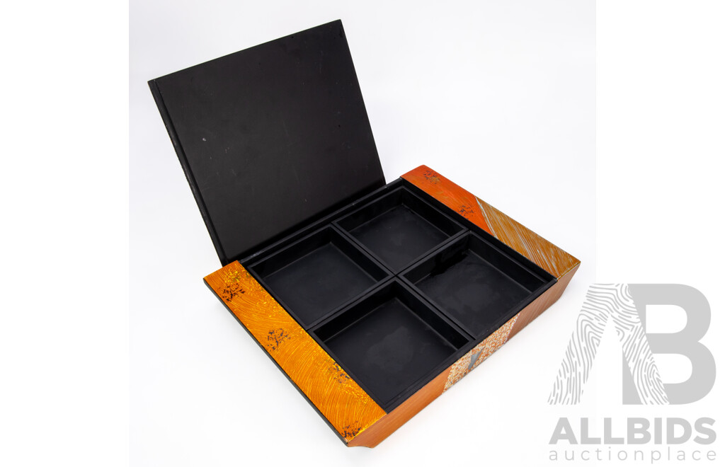 Vintage Phuong Nam Lacquerware Bento Serving Tray