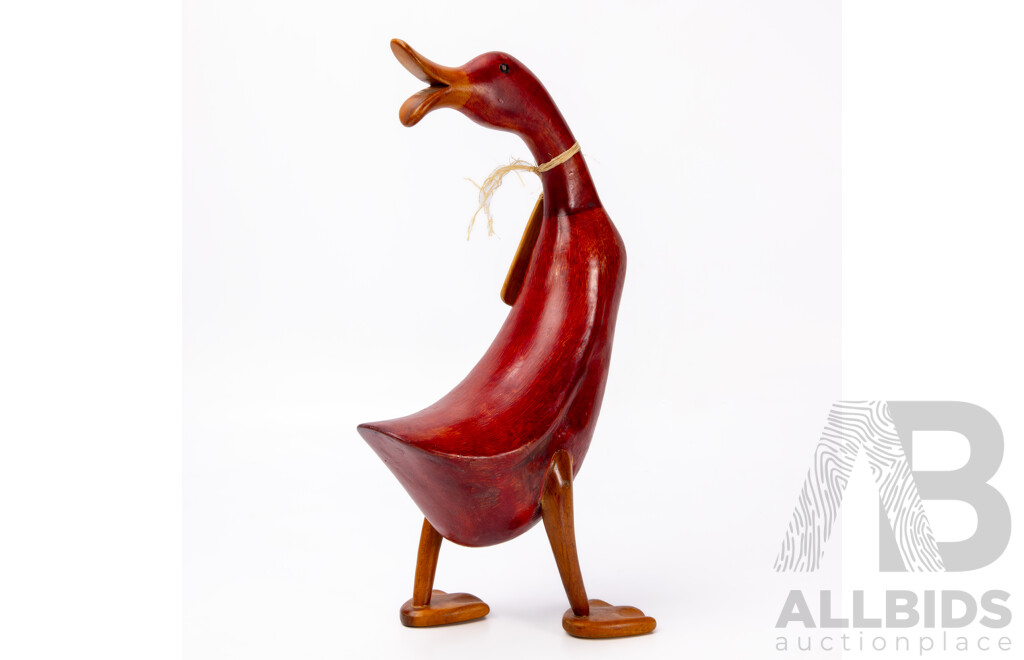 Vintage Dcuk Wooden Duck Emily