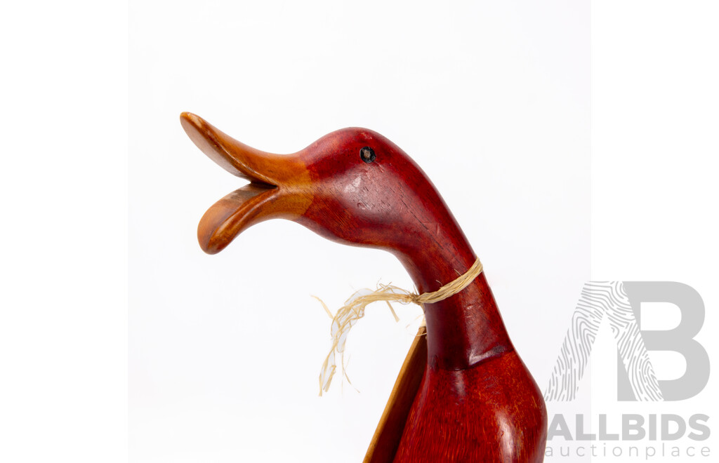 Vintage Dcuk Wooden Duck Emily