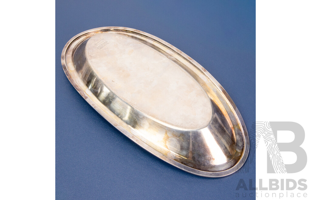 Vintage Albert Pick Silver Plated Ovoid Dish