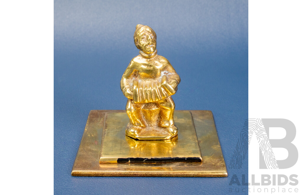 Rare Small Antique Brass Sculpture