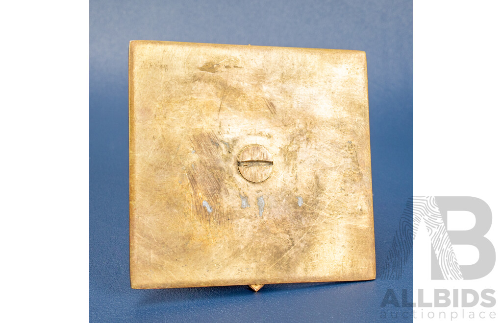 Rare Small Antique Brass Sculpture