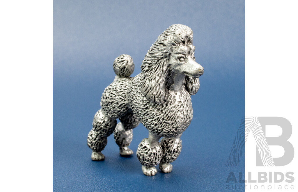 Extremely Rare Royal Selangor Pewter Poodle