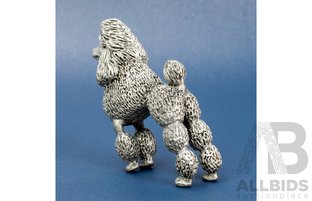 Extremely Rare Royal Selangor Pewter Poodle