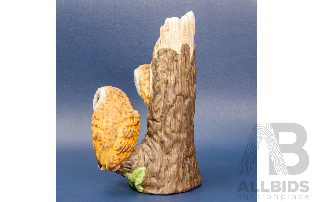 Vintage Owls Ornament Figurine The Leonardo Collection Fine Porcelain