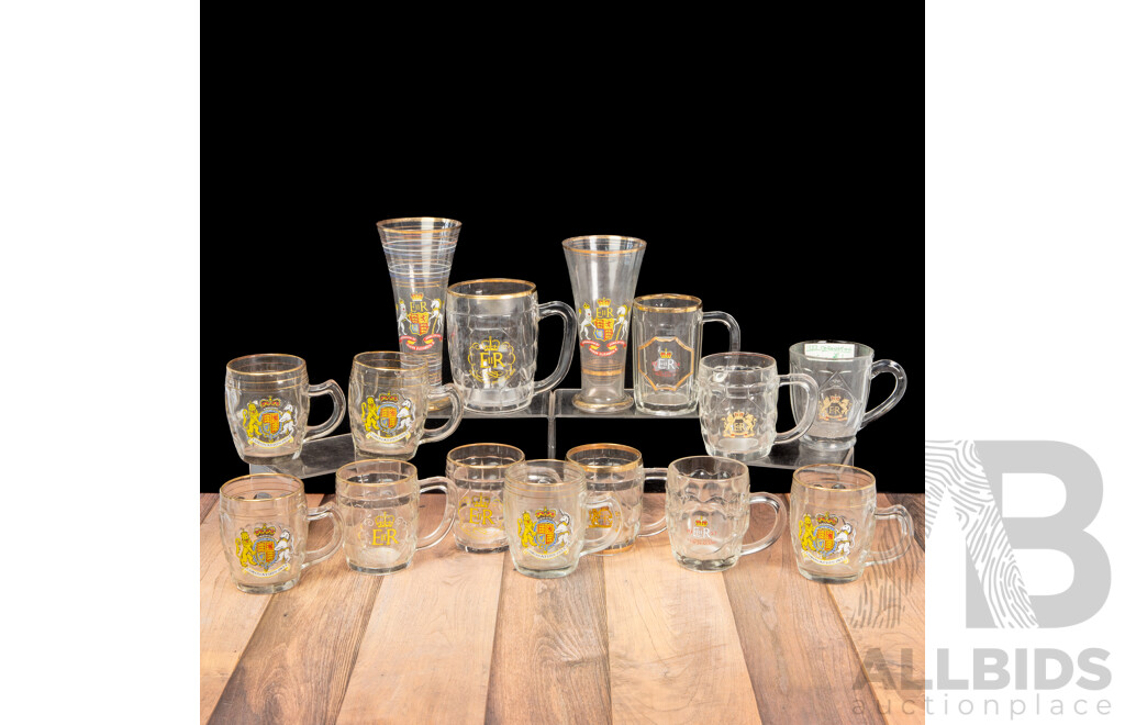 Royal Coronation & Early Royal Visit Beer Mug Collection (1953–1954)