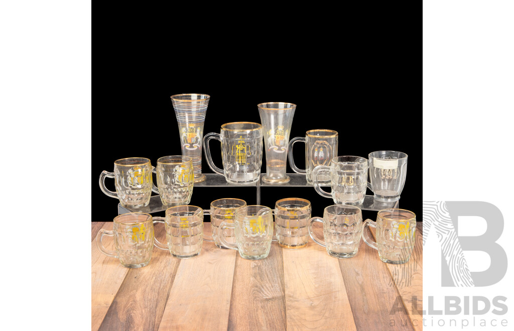 Royal Coronation & Early Royal Visit Beer Mug Collection (1953–1954)