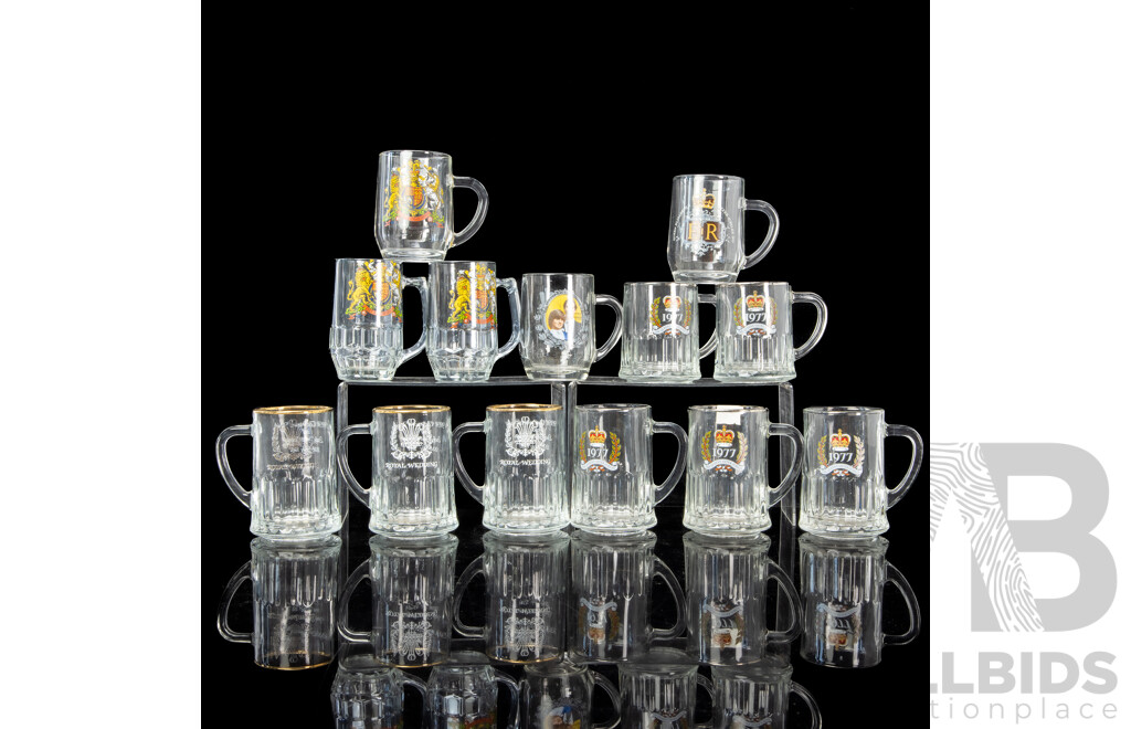 Royal Silver Jubilee & Royal Wedding Beer Mug Collection (1977–1981)