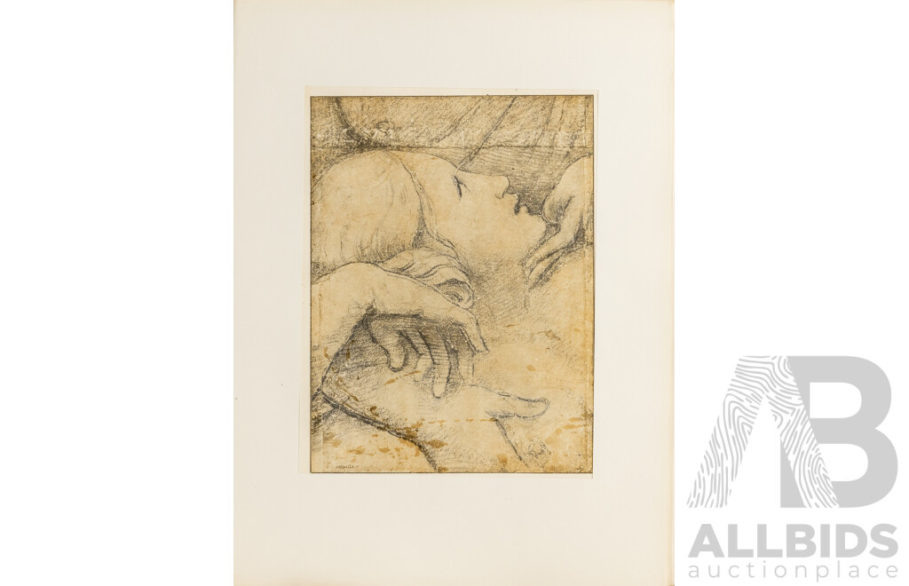 Wonderful and Very Rare Albertina-Facsimile Antique Colotype Prints of the Italian Masters [Italianische Meister] (1923), Edition 45 of Only 500 Copies, 61 x 46 cm (folio)