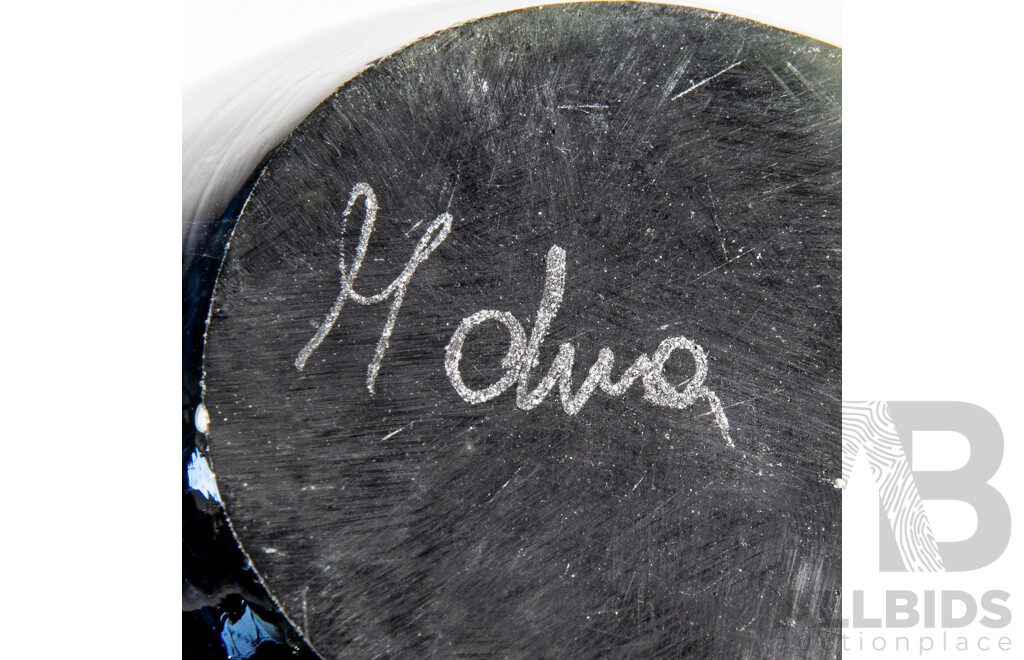 Two Quaama Studio Art Glass Vases, Including John (Hansa) Van Horssen, and Malvo