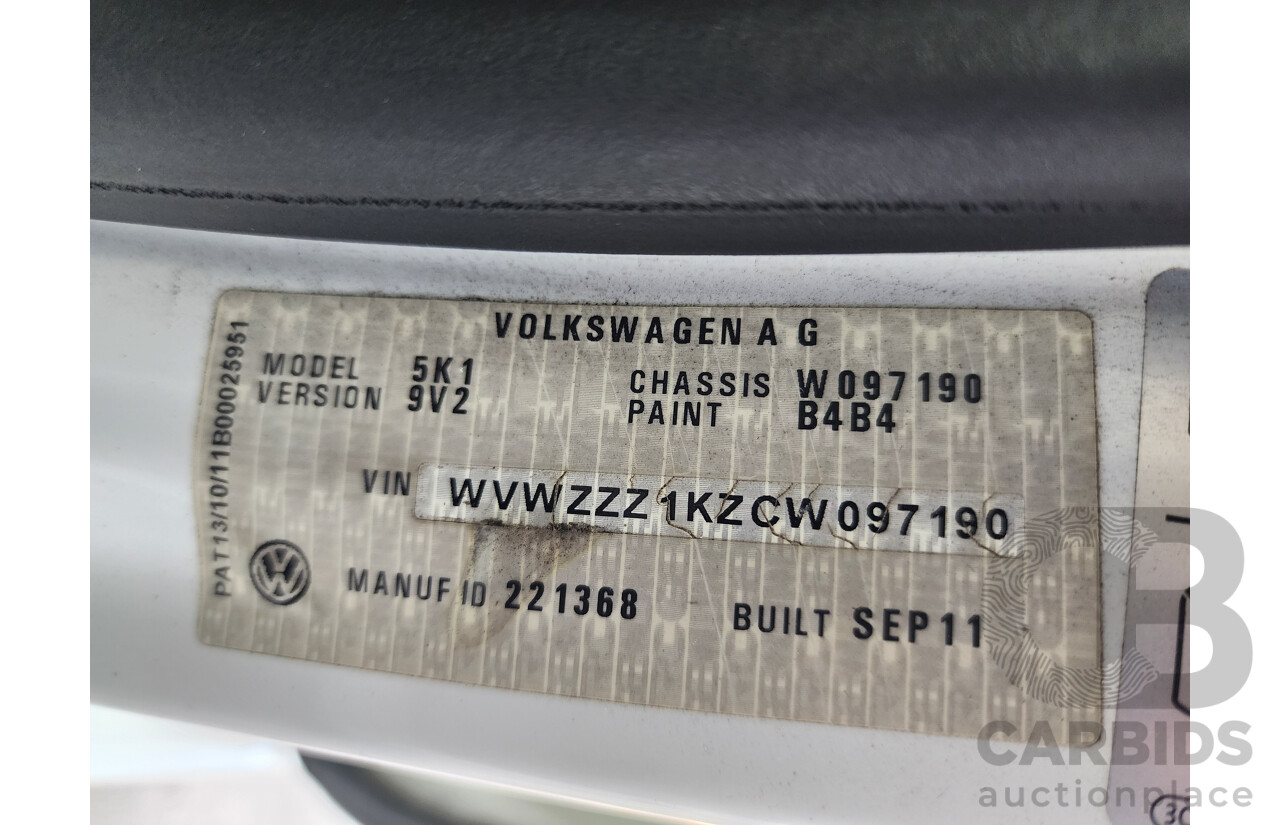 3/2012 Volkswagen Golf GTi 1K MY12 5d Hatchback White 2.0L