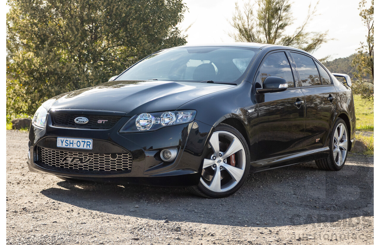 3/2010 Ford FPV GT FG Mk1 Build No. #882 4d Sedan Silhouette Black V8 5.4L