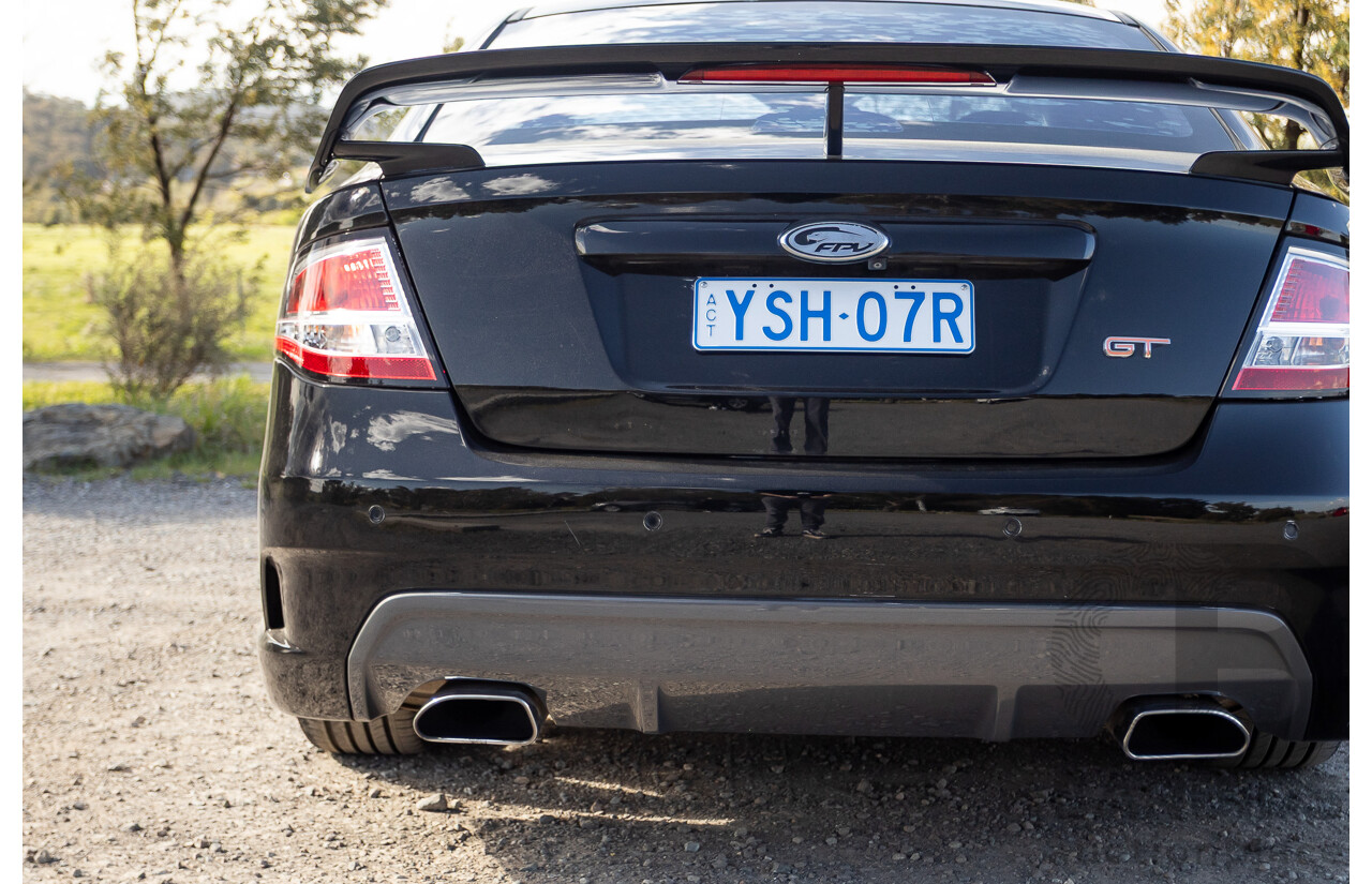 3/2010 Ford FPV GT FG Mk1 Build No. #882 4d Sedan Silhouette Black V8 5.4L
