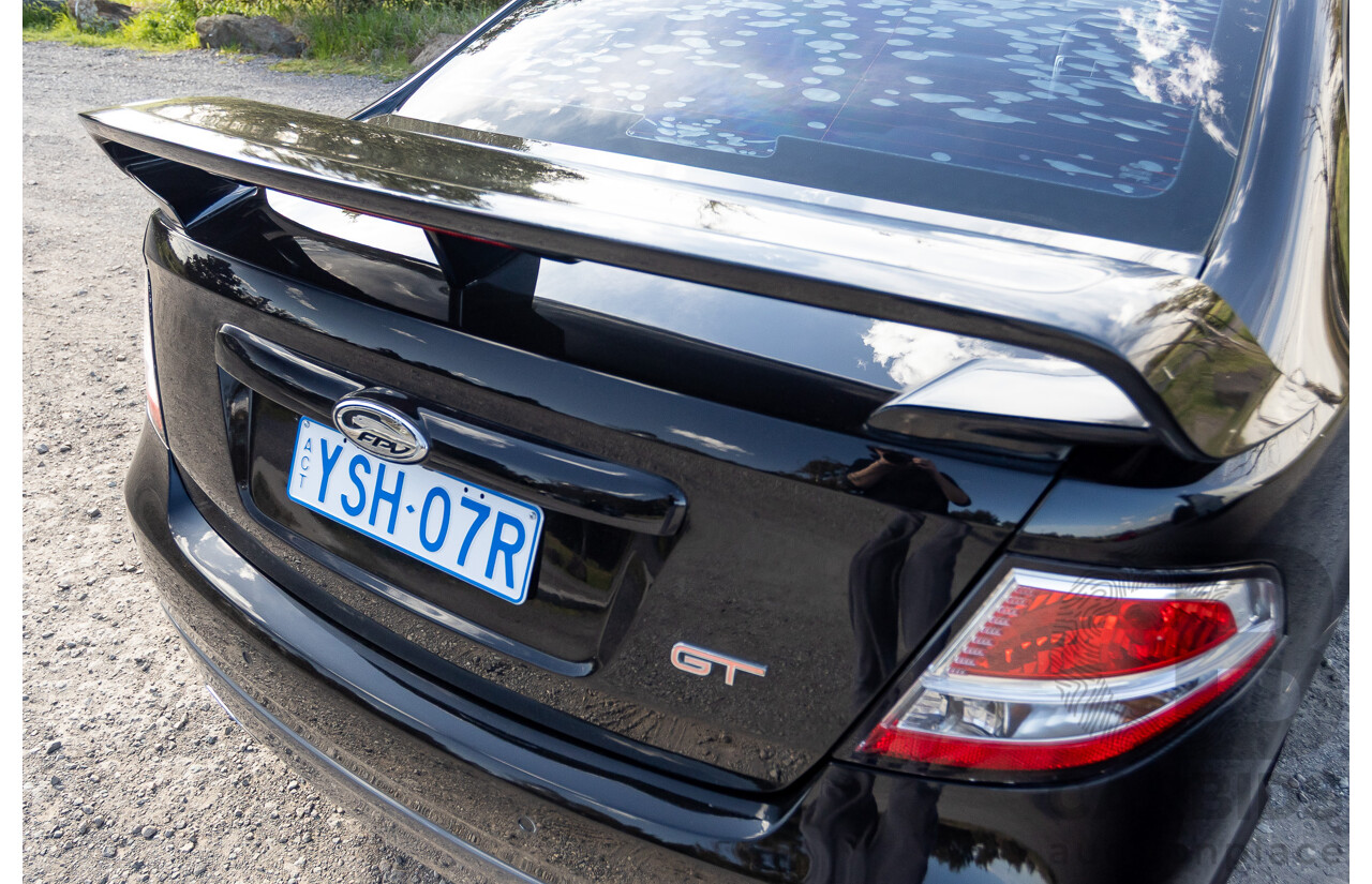 3/2010 Ford FPV GT FG Mk1 Build No. #882 4d Sedan Silhouette Black V8 5.4L