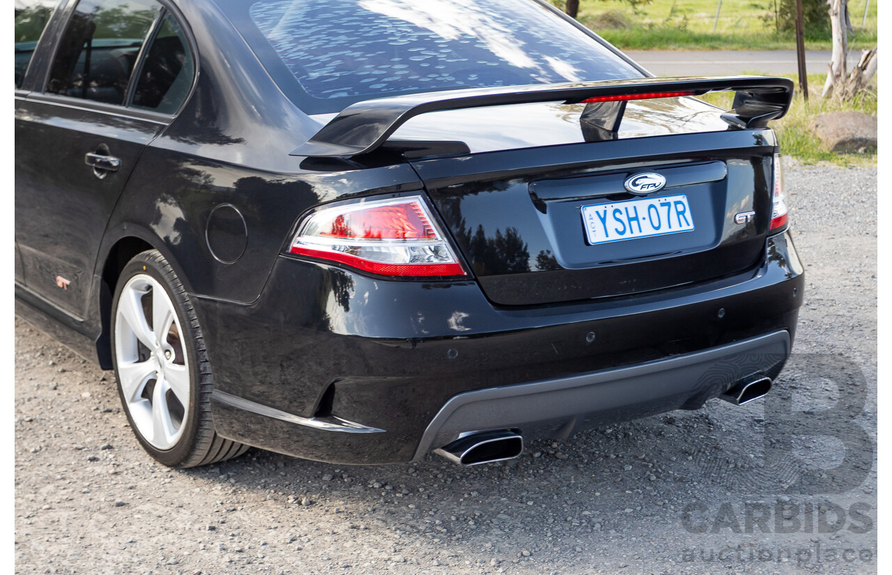 3/2010 Ford FPV GT FG Mk1 Build No. #882 4d Sedan Silhouette Black V8 5.4L
