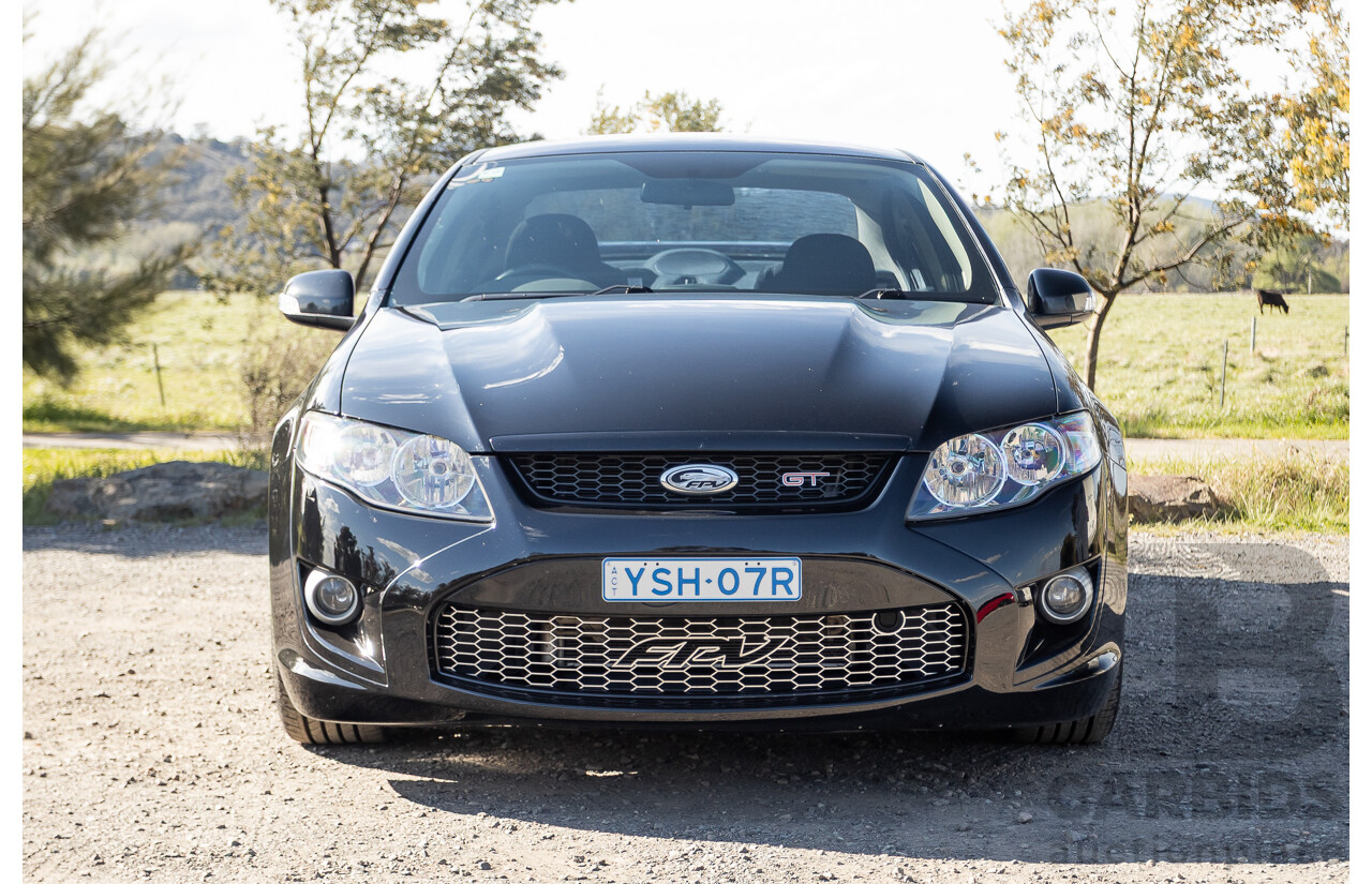 3/2010 Ford FPV GT FG Mk1 Build No. #882 4d Sedan Silhouette Black V8 5.4L