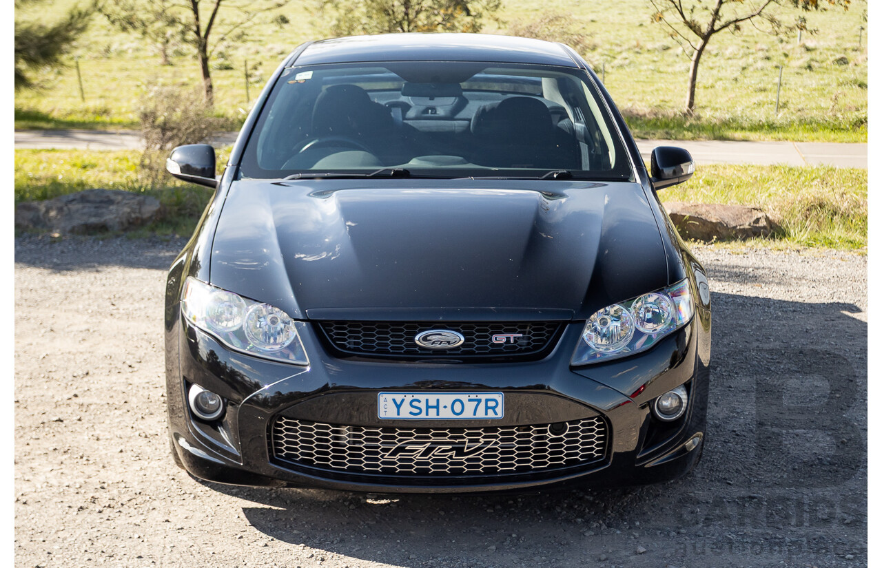 3/2010 Ford FPV GT FG Mk1 Build No. #882 4d Sedan Silhouette Black V8 5.4L