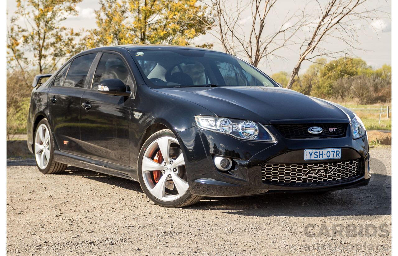 3/2010 Ford FPV GT FG Mk1 Build No. #882 4d Sedan Silhouette Black V8 5.4L