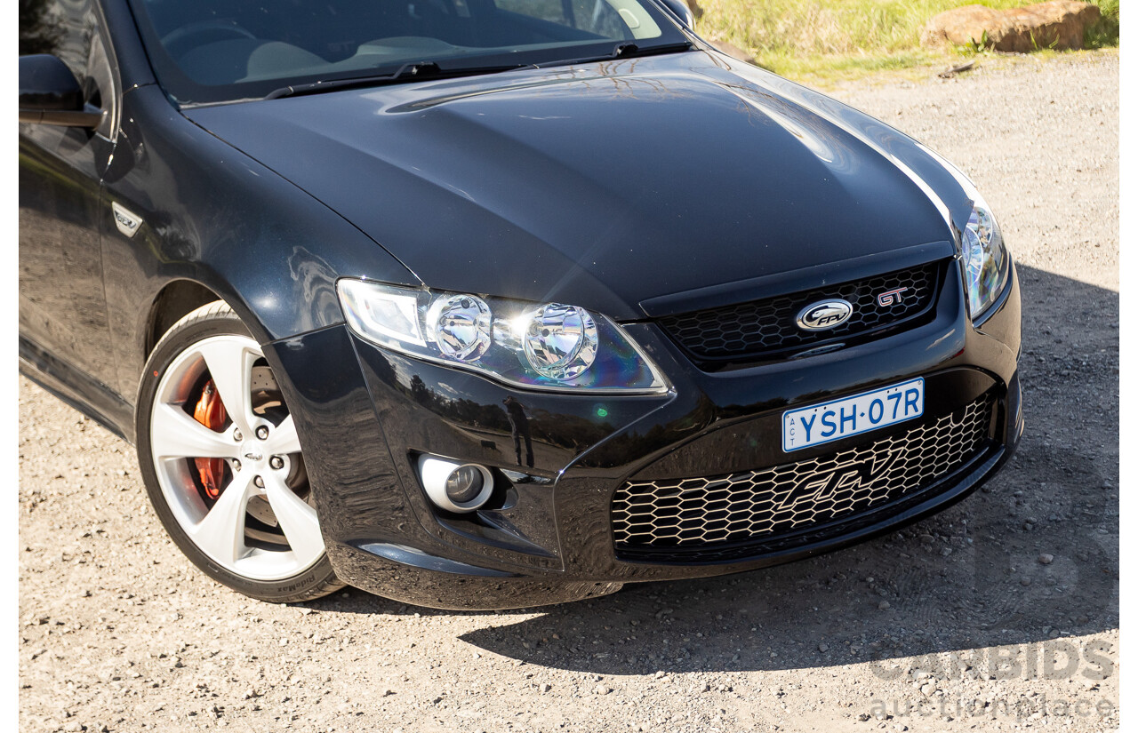 3/2010 Ford FPV GT FG Mk1 Build No. #882 4d Sedan Silhouette Black V8 5.4L