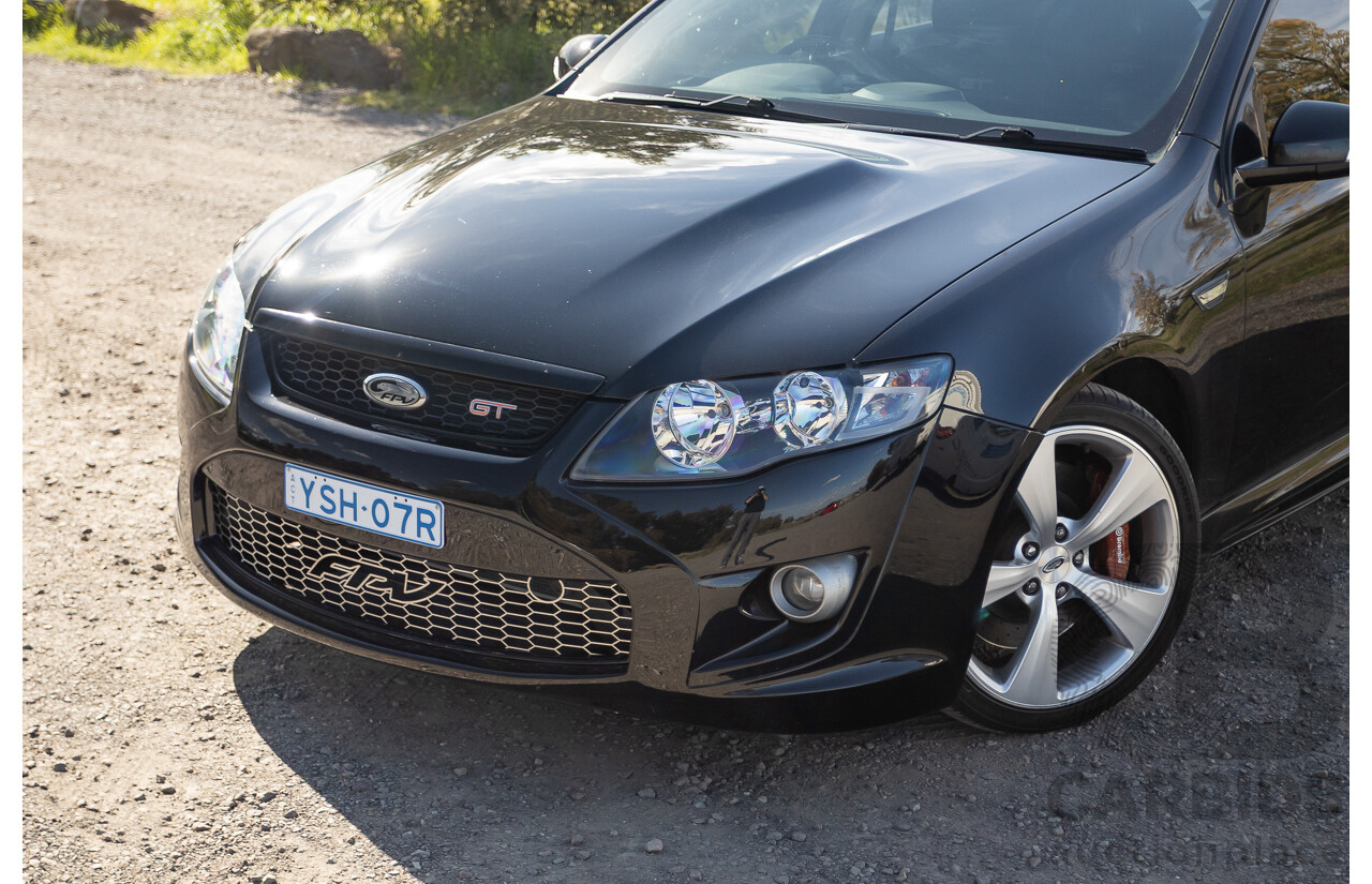 3/2010 Ford FPV GT FG Mk1 Build No. #882 4d Sedan Silhouette Black V8 5.4L