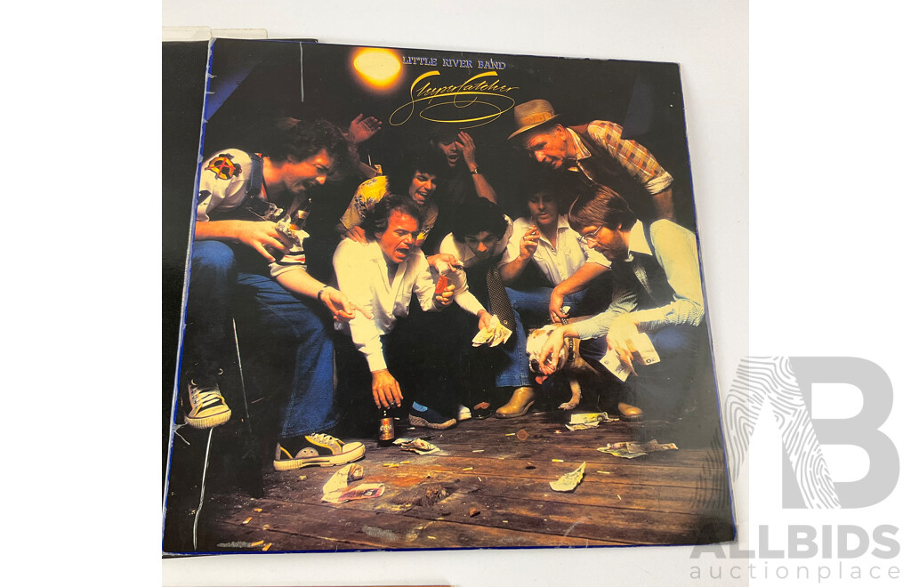 Five Vinyl Records of Australian Interest Including Little River Band, Australian Crawl, Ian Moss, Andrew Durant Memorial Concert, Austin Tayshus