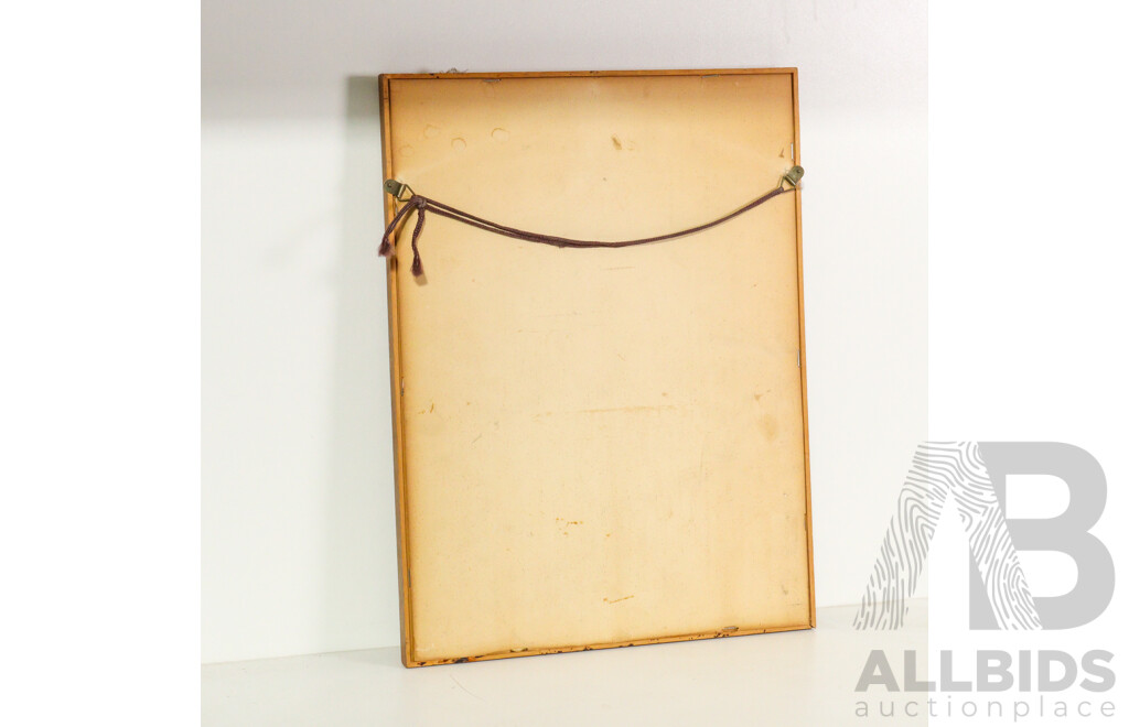 Reproduction Johnnie Walker Advertising Mirror in Timber Frame