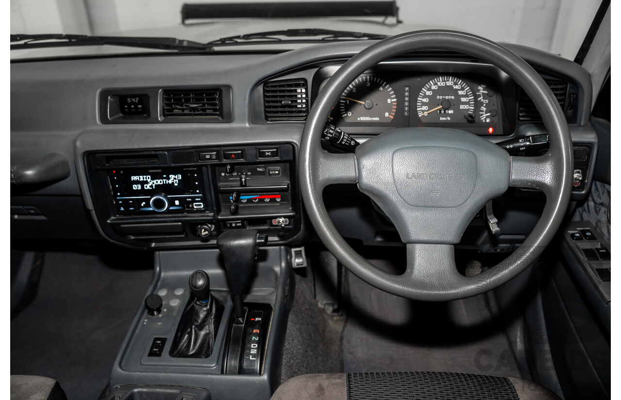 12/1995 Toyota Landcruiser GXL (4x4)  4d Wagon Golden Wheat Metallic Turbo 4.5L