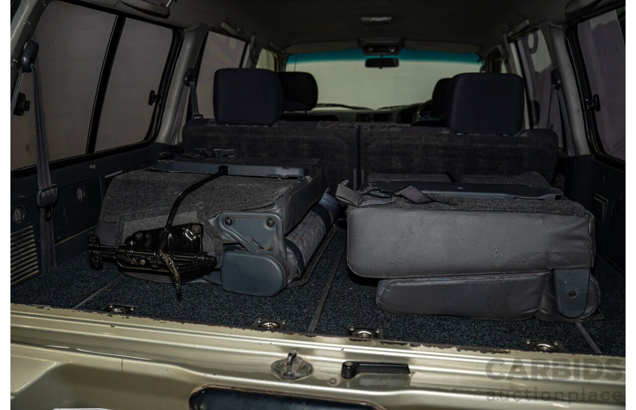 12/1995 Toyota Landcruiser GXL (4x4)  4d Wagon Golden Wheat Metallic Turbo 4.5L