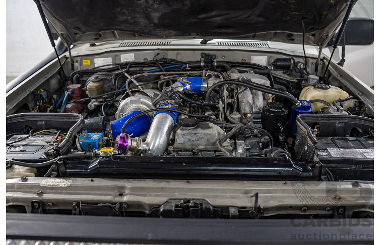 12/1995 Toyota Landcruiser GXL (4x4)  4d Wagon Golden Wheat Metallic Turbo 4.5L