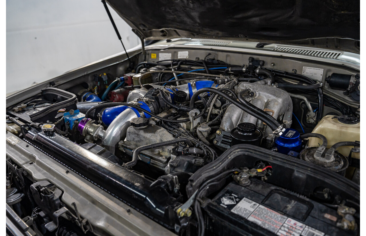 12/1995 Toyota Landcruiser GXL (4x4)  4d Wagon Golden Wheat Metallic Turbo 4.5L