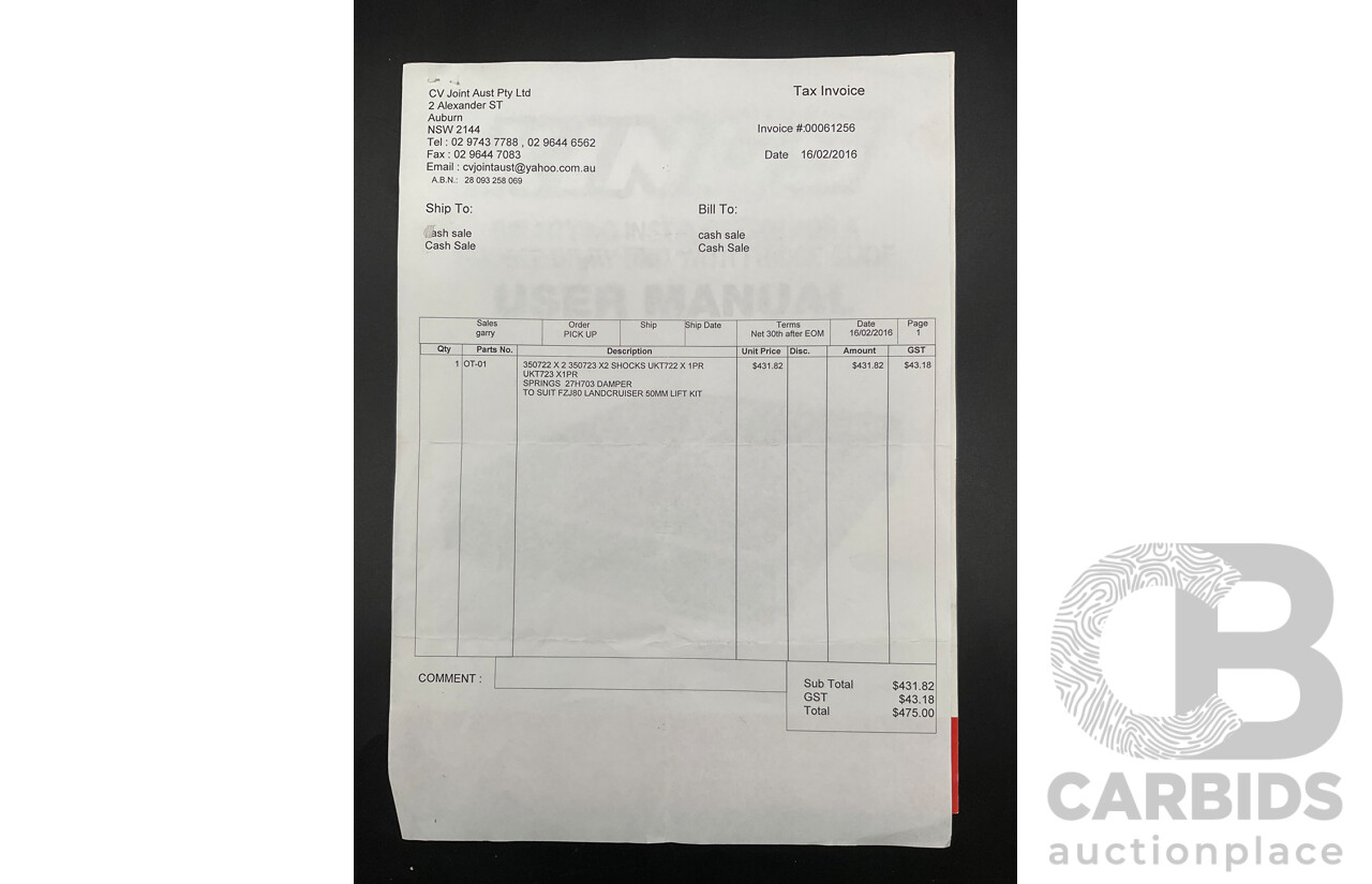 12/1995 Toyota Landcruiser GXL (4x4)  4d Wagon Golden Wheat Metallic Turbo 4.5L