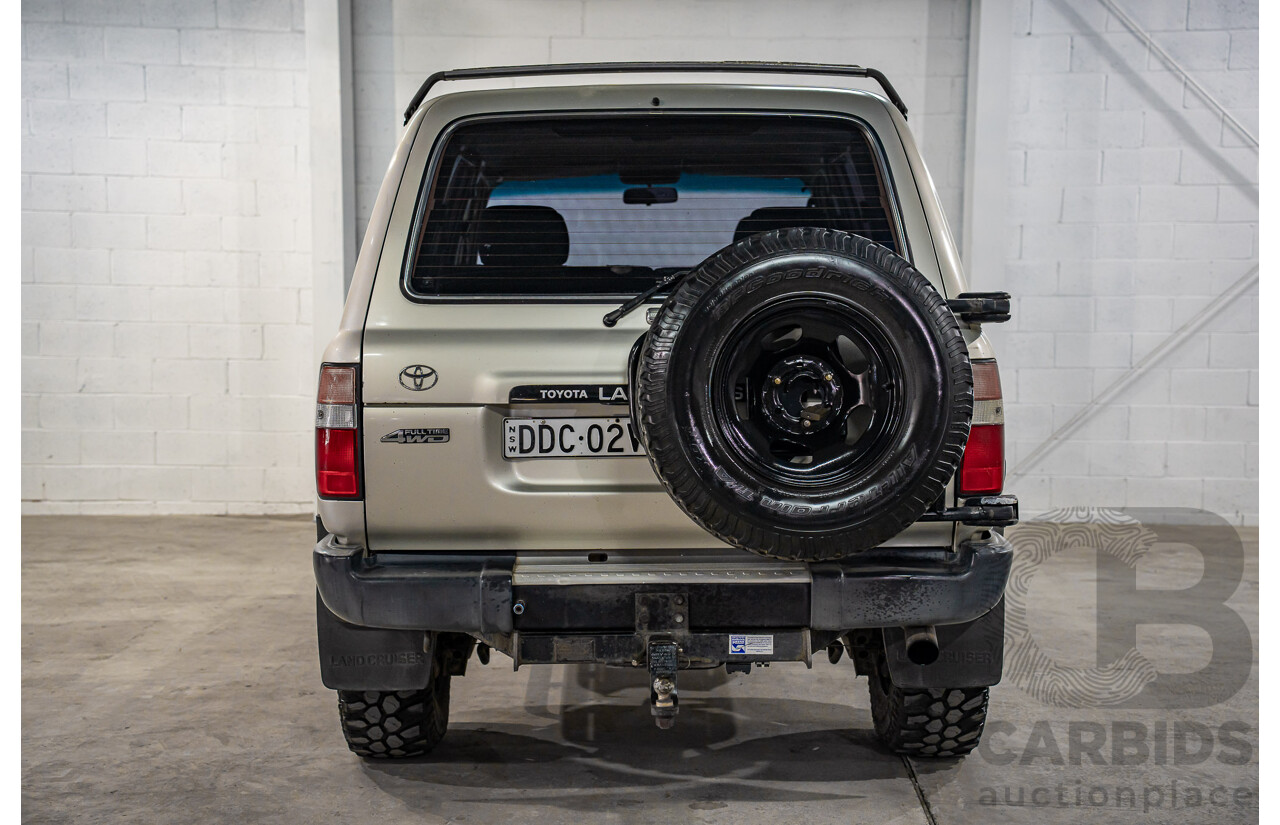 12/1995 Toyota Landcruiser GXL (4x4)  4d Wagon Golden Wheat Metallic Turbo 4.5L
