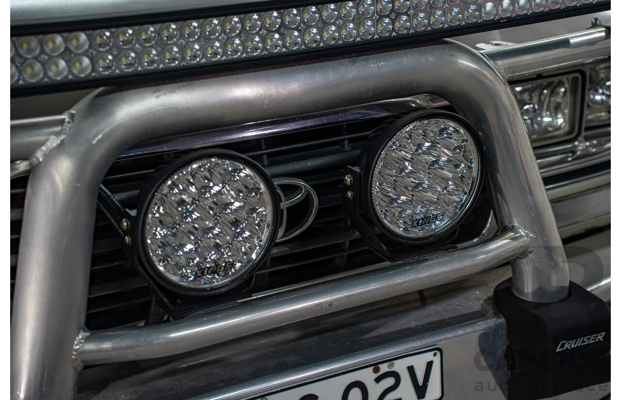 12/1995 Toyota Landcruiser GXL (4x4)  4d Wagon Golden Wheat Metallic Turbo 4.5L