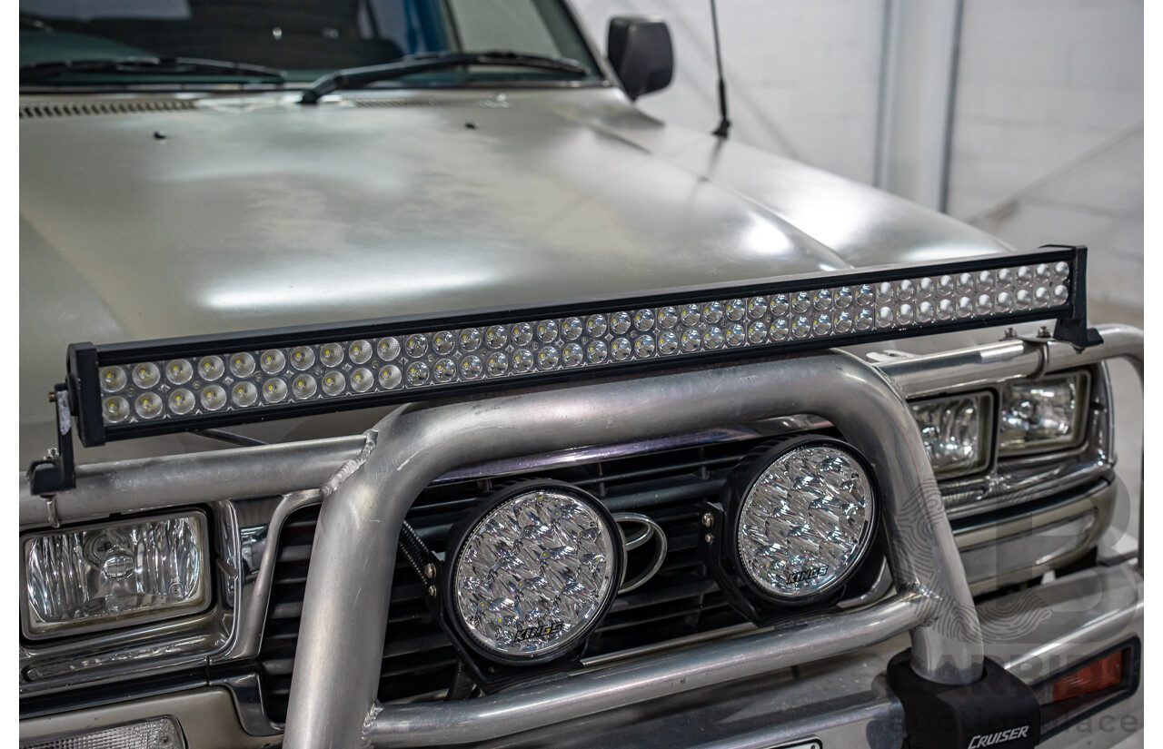 12/1995 Toyota Landcruiser GXL (4x4)  4d Wagon Golden Wheat Metallic Turbo 4.5L