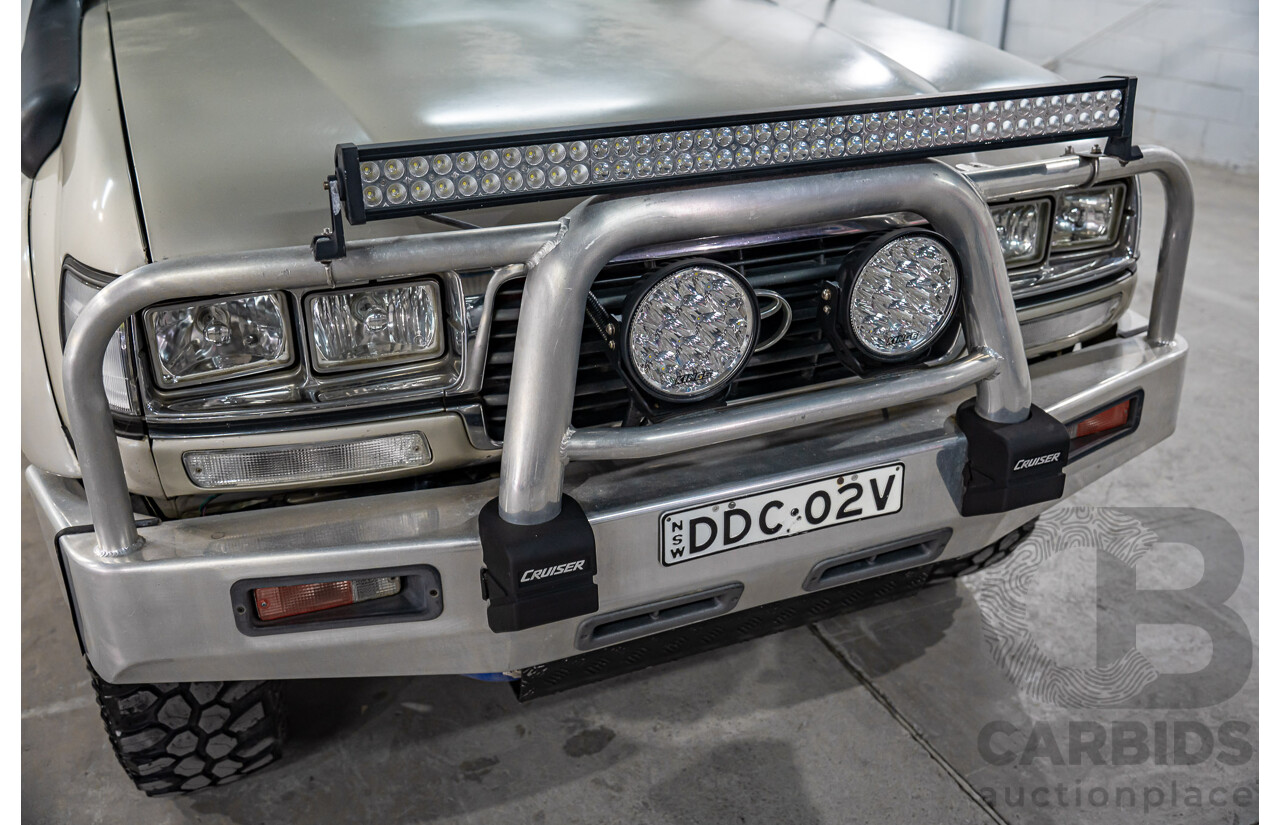 12/1995 Toyota Landcruiser GXL (4x4)  4d Wagon Golden Wheat Metallic Turbo 4.5L