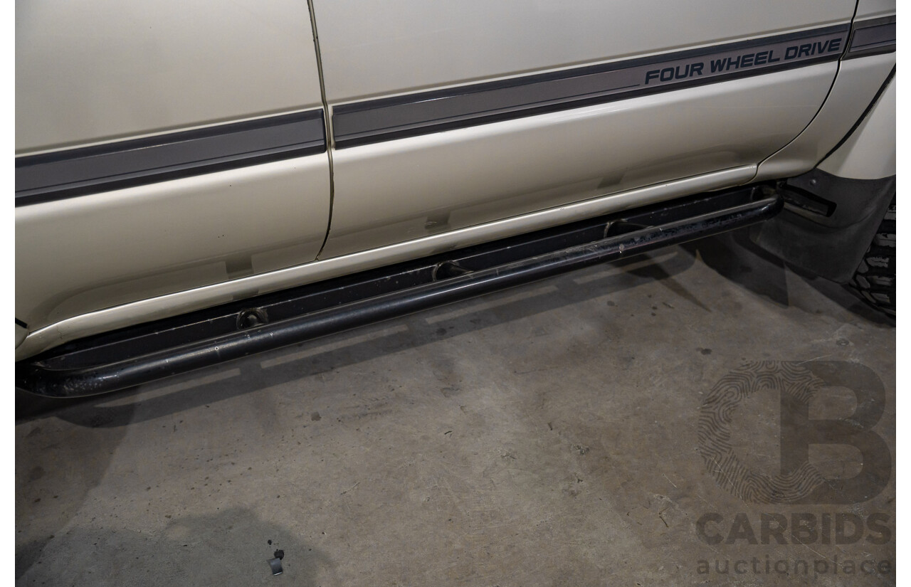 12/1995 Toyota Landcruiser GXL (4x4)  4d Wagon Golden Wheat Metallic Turbo 4.5L