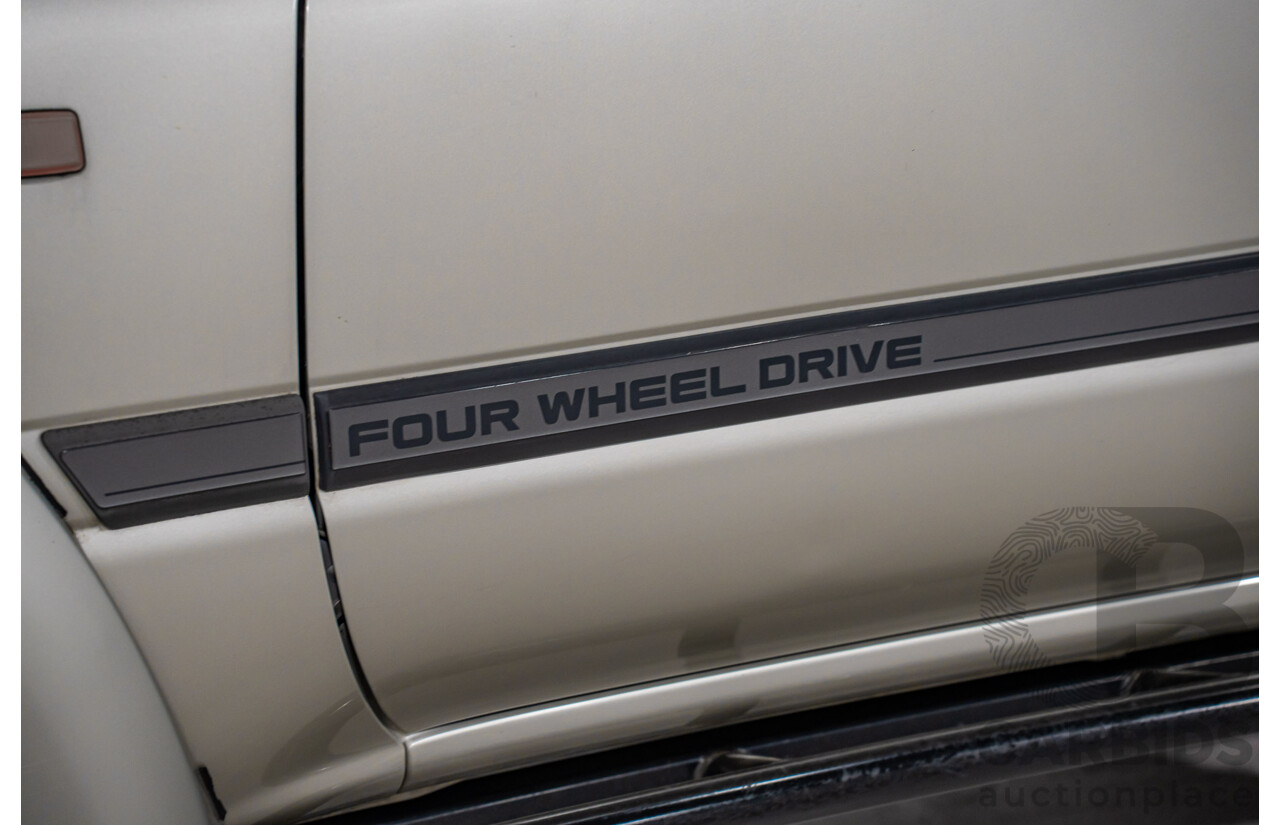 12/1995 Toyota Landcruiser GXL (4x4)  4d Wagon Golden Wheat Metallic Turbo 4.5L