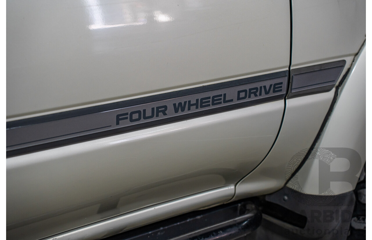 12/1995 Toyota Landcruiser GXL (4x4)  4d Wagon Golden Wheat Metallic Turbo 4.5L