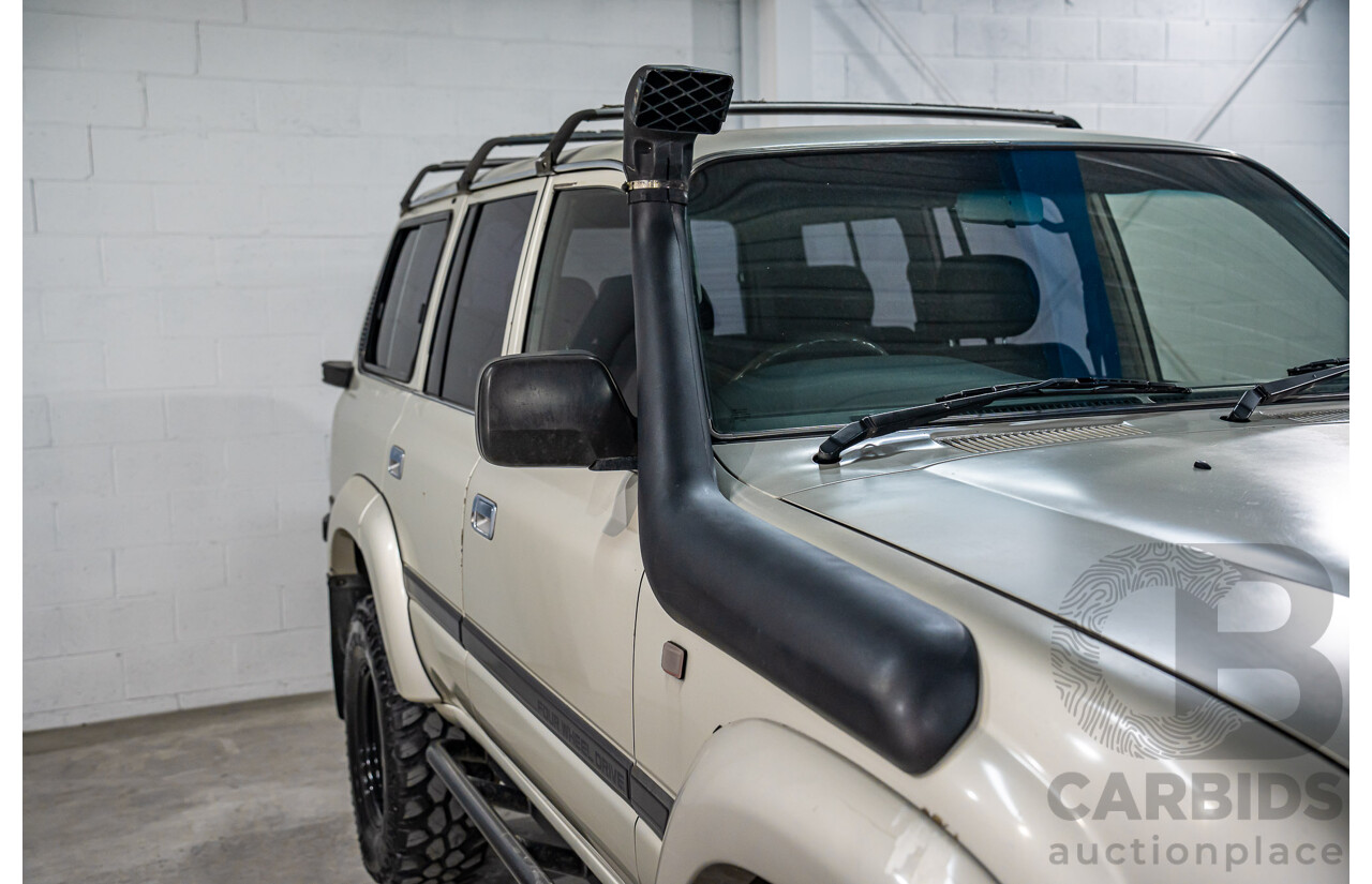 12/1995 Toyota Landcruiser GXL (4x4)  4d Wagon Golden Wheat Metallic Turbo 4.5L