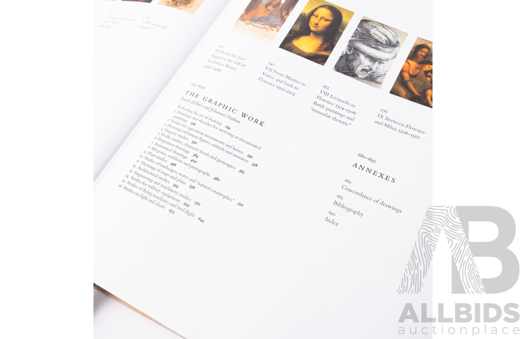 Frank Zollner (20th Century, German, 1956-), Leonardo Da Vinci 1452-1519)  The Complete Paintings & Drawings, 2003 Edition Published by Taschen