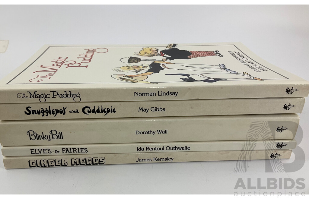 Australian 1985 Classic Children's Books First Day Covers, Mint Stamps, Book Marks, Bag and Books